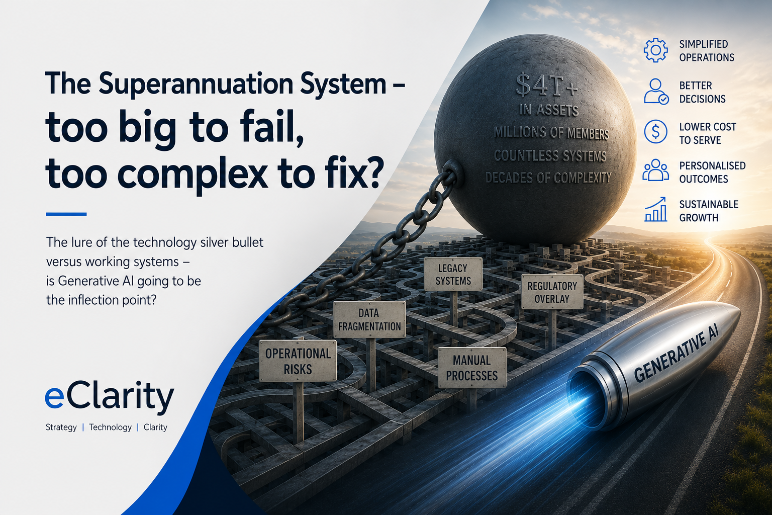 The Superannuation System – too big to fail, too complex to fix?.